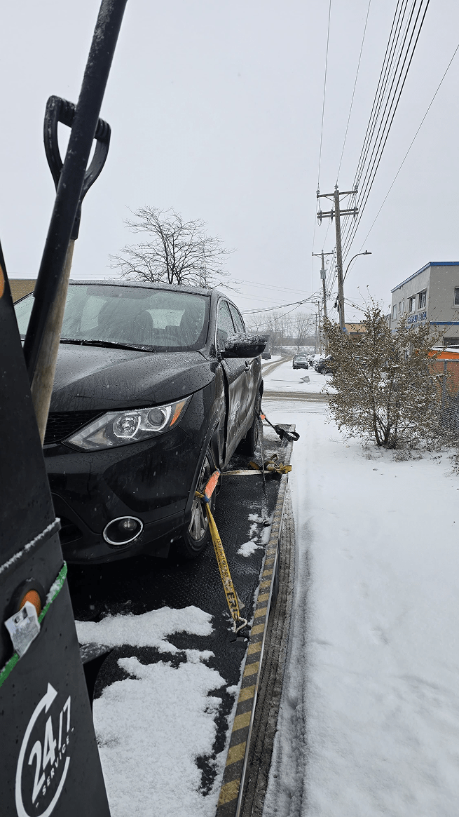 Remorquage en conditions hivernales